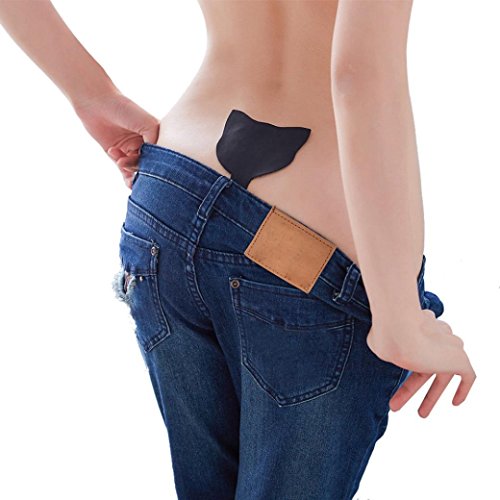 Gocheaper Sexy Women Cat Invisible Underwear Briefs G-Strings Traceless Crotch Lingerie (XL, Black)