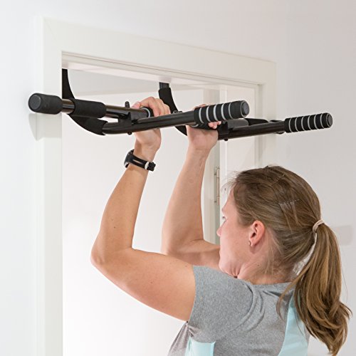 Ultrasport-4-1-Klimmzugstange-TuerreckKlimmzugstange-OberkoerpertrainerMultifunktionstrainerTrainingsgeraet-fuer-Hause-und-BueroPull-Up-BarLiegestuetzeSit-Upsmax-Benutzergewicht-100-Kg