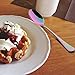 6 Piece Dinner Spoon Set Rainbow Multicolor Stainless Steel Table Soup Dessert Spoon Silverware Flatware Utensil Cutlery Set Service for 6 Mirror Finish Dishwasher Safe 7.2 Inches