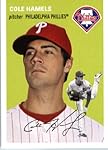 2012 Topps Archives Baseball Card IN SCREWDOWN CASE #7 Cole Hamels ENCASED