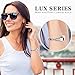 Glebo Compatible Fitbit Alta Bands Women Fitbit Alta hr Bands Small Bracelet Bangle Wristbands Accessories Fitbit Alta Metal Bands Large Silver Rose Gold Black
