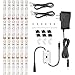 Ustellar LED Under Cabinet Lighting Kit 10ft, 1500lm LED Light Strip, Hand Wave Activated Control Under Counter Lights for Bookshelf Stairway, 6000K Daylight White LED Tape, UL Listed Power Supply