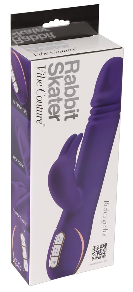 Vibe Couture Purple Rabbit Skater Vibrator