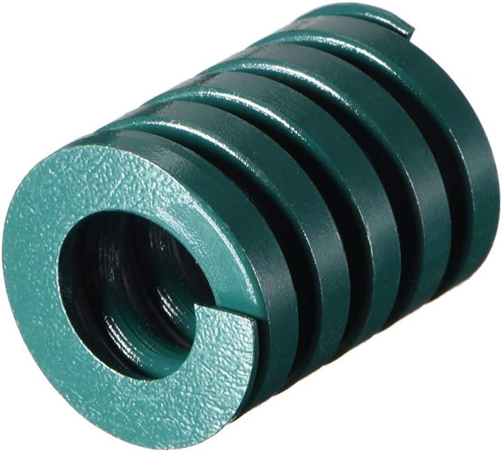 sourcing map 20mm OD 25mm Long Spiral Stamping Heavy Load Compression Die Spring Green 1Pcs, 20 x 25mm