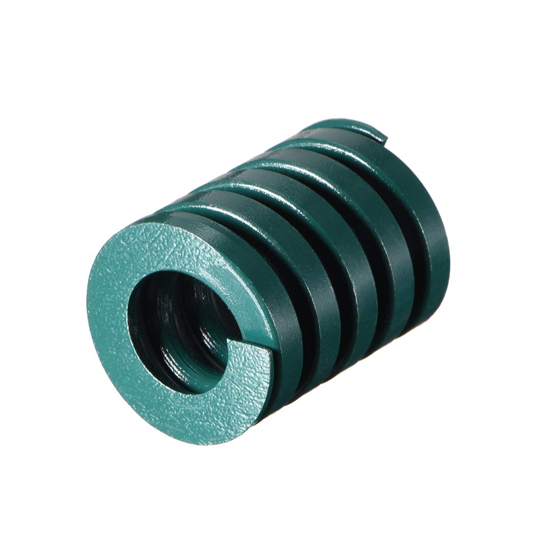 sourcing map 20mm OD 25mm Long Spiral Stamping Heavy Load Compression Die Spring Green 1Pcs