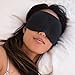 Luxury Contoured Eye Sleep Mask for Men & Women - Light Blocking Black Out Sleeping Eye Mask | Blindfold for Deep, Tranquil, Restful Sleep | Silky Soft Cotton | Eye Cover w/Adjustable Straps