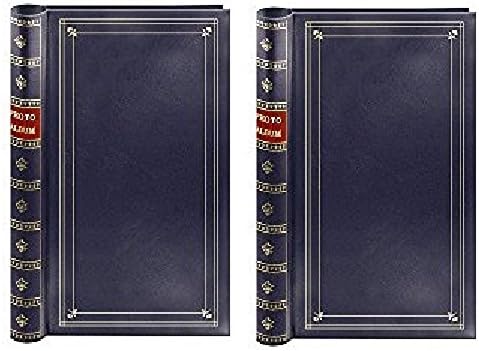 Pioneer Photo Albums Bi Directional Album 4X6 2-UP 300 Photo Navy Blue (2 Pack)