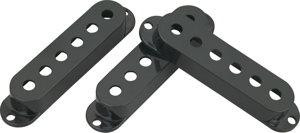 DiMarzio DM2001BK Cover for Single-Coil Background Noise Cancellation Set of 3 Black