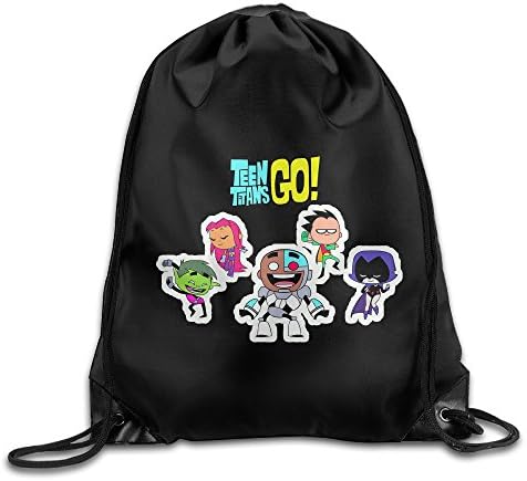 Teen Titans Go Drawstring Backpack Travel Bag