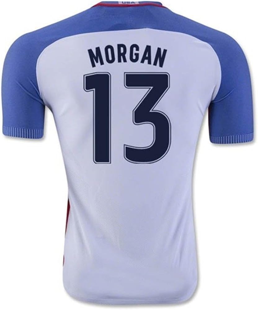 Amazon.com: 2016-2017 Alex Morgan #13 USA National WOMEN'S Home Jersey: Clothing