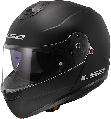 , klapphelme motorrad STROBE II matt black, L