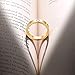 Dubeauty Love Ring Lifetime Titanium Stainless Steel Couples Wedding Engagement Anniversary Engraved Bands Gold Size 5-10 (6)