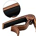 Acoustic Guitar Capo, BoNing Single Handed Quick Change Capo for Guitars Ukulele Banjo Mandolin Bass (Rosewood)