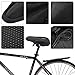 Skysper Gel Bike Seat Cover Soft Bicycle Saddle Cushion Padding for MTB with Water/Dust Resistant Cover, Blackthumb 2