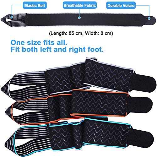 Beister Adjustable Compression Ankle Brace, Elastic Foot Support Wrap, Sprains Foot Brace for Sports Protect, Arthritis, Plantar Fasciitis, Achilles Tendonitis