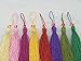 20pcs Silky Handmade Tiny(3.5'') Soft Tassels, Mini Tassels for Bookmark--24 Colors Available