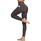 baleaf Workout Leggings with Pockets for Women High Waisted Tummy Control Plus Size Yoga Pants for Running Gym Athletic