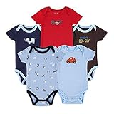 Mother Nest Baby Boys Girls Bodysuits Short Sleeve 100% Cotton, 5 Packs