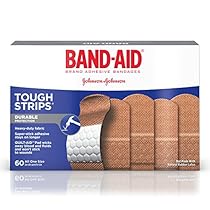 Band-Aid Brand Tough-Strips Adhesive Bandages, 60 Count