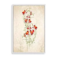 Framed Canvas Wall Art Simple Colorful Flowers Canvas Prints Home Artwork Decoration for Living Room,Bedroom - 16x24 inches