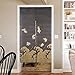 Japanese Noren Tapestry for Doorway - Jumping Rabbits Playing in Water