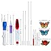 Magic Embroidery Pen Punch Needle,Embroidery Pen Set,Embroidery Patterns Punch Needle Kit Craft Tool,Including 100 Color Threads for DIY Threaders Sewing Knitting