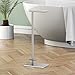 Gatco 1443SN Modern Square Base Toilet Paper Holder Stand with Storage, Satin Nickel, 21.13