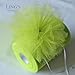 Ling's moment Apple Green 6 Inch x 100 Yards Tulle Roll Spool Fabric Table Runner Chair Sash Bow Tutu Skirt Sewing Crafting Fabric Wedding Party Gift Ribbon
