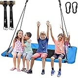 Trekassy 660lb Giant 60â€œ Platform Tree Swing for Kids and Adults Waterproof with Durable Steel Frame and 2 Hanging Straps