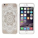 ABC(TM) Fashion Cool Mandala Pattern Flower White Hard Case Skin Cover For iphone6 4.7Inch