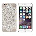 ABC(TM) Fashion Cool Mandala Pattern Flower White Hard Case Skin Cover For iphone6 4.7Inch