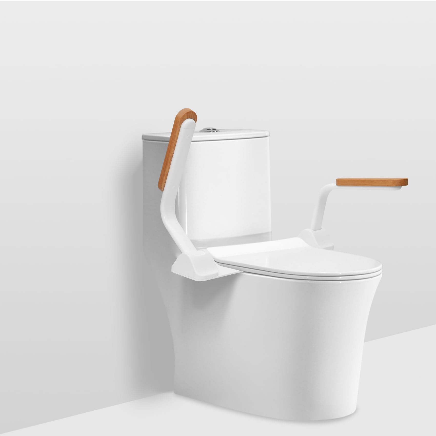 Photo 1 of Toilet Safety Rail(500 lbs), Handicap Toilet Rails with Foldable Arms, Toilet Grab Bars, Heavy Duty Toilet Safety Frames Rails with Arms