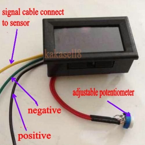 12V Unversal Motorcycle Car Oil scale meter LED Oil Fuel level Gauge Indicator - Thumbnail 2