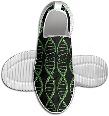 Green DNA Running Shoes Fashion Breathable Casual Sneakers Mesh Athletic Shoes 43