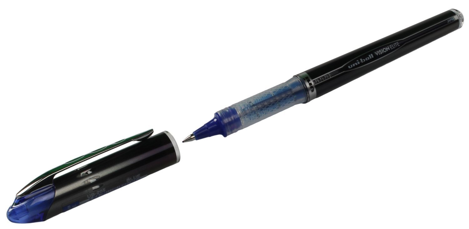 Uni-Ball 0.5 mm Vision Rollerball Pen - Blue