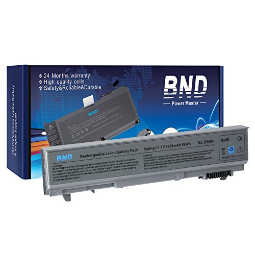 BND Laptop Battery [with Samsung Cells] for Dell Latitude E6400 E6410 E6500 E6510 / Precision M4400, fits P/N PT434 W1193 KY265 312-0748 - 24 Months Warranty [6-Cell 5200mAh/58Wh] - Thumbnail 6