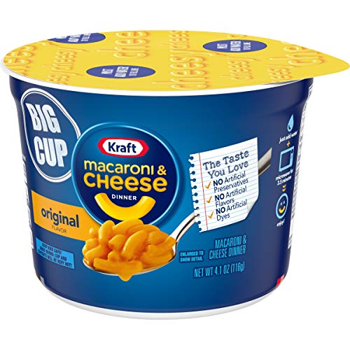 Kraft Easy Mac Original Flavor Macaroni and Cheese Big Cup (8