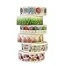 Marrywindix 10x Decorative Washi Rainbow Sticky Paper Masking Adhesive Tape Scrapbooking DIY