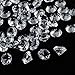 OUTUXED 300pcs 20mm Clear Wedding Table Scattering Crystals Acrylic Diamonds Gemstones Wedding Bridal Shower Party Decorations Vase Fillers, 1.5 LB, with 1 Large Velvet Pouch primary
