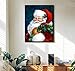 ACANDYL DIY Paint by Numbers Kit for Adults Paint by Numbers Beginner Canvas Painting by Number DIY Acrylic Oil Painting on Canvas Arts Craft Decoration 16x20 Inch (Santa A)