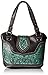 Concealed Carry Tooled Messenger Purse and Wallet - Concealment Weapon Gun Bag - Tooled Crossbody Bag with Matching Wallet by Montana West