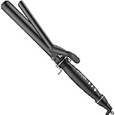 SAOSA 1 1/4 Inch Curling Iron, Tourmaline Ceramic Extra Long Barrel Curling Iron 1.25 Inch with Auto Shut-Off, Dual Voltage 110-240V Hair Curler Suitable for Travel, Including Glove