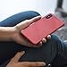 totallee iPhone X Case, Thinnest Cover Premium Fit Ultra Thin Light Slim Minimal Anti-Scratch Protective - for Apple iPhone X (2017) (Jet Red)