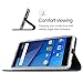 BLU VIVO 8 case, KuGi BLU VIVO 8 case, Ultra-Thin BW Style PU Cover + TPU Back Stand Case for BLU VIVO 8 Smartphone (Navy)