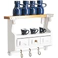 Odoria 1/12 Scale Miniature Spice Rack - Wooden Dollhouse Kitchen Decor Accessory
