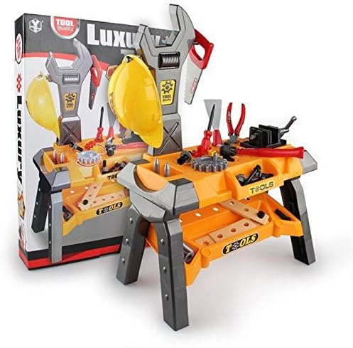 Toys Bhoomi Multifunctional Kids Tools Workshop Handy Assembly Workbench Professional Engineering Experience – 46 Piece Set