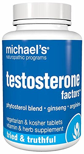 Michael's Naturopathic Programs Testosterone Factors Nutritional Supplements, 120 Count Michael's Naturopathic Programs Testosterone Factors Nutritional Supplements, 120 Count