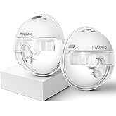 Mcadero M1 Upgrade Wearable Breast Pump with 4 Modes & 12 Levels，Breastfeeding Pump with LED Display，Ultra Quiet & Lightweigh