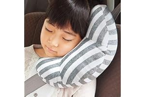 SIQITECHNO Kids Car Seat Travel Neck Pillow Soft Neck Support Cushion Car Seat Belt Cover Cushion Pillow Car Seatbelt Shoulder Pad Head Neck Support Pillow Seat Strap Pillow for Car Airplane Pushchair Travel