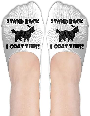 Stand Back I Goat This Sheep Fun Womens Non Slip Athletic Compression Ankle Boat Short Socks For Yoga Train Hiking Cycling Running Sports Soccer